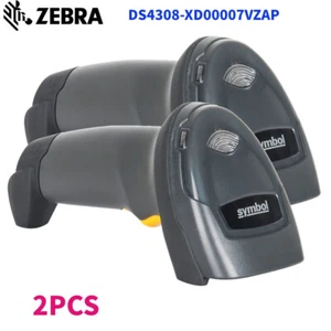 2PCS Zebra DS4308-XD 2D Handheld Omni-Directional Barcode Scanner Imager w/Cable - Picture 1 of 9