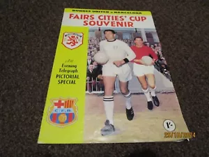 DUNDEE UNITED (scotland) v BARCELONA (spain) 1966/7 ICFC NOVEMBER 19th - Picture 1 of 2