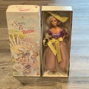 Spring Blossom Barbie Doll Avon Special Edition #15201 New NRFB 1995 Mattel New - Picture 1 of 12