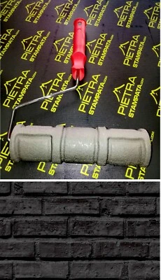 Concrete roller stamp Cement Landscape Curbing Texture Roller LARGE STONE BRICK - Image 1 of 2