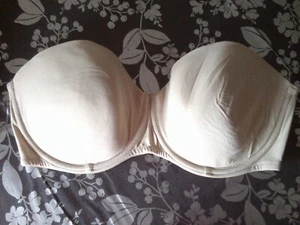george strapless underwired bra uk 38DD usa 38D euro 85DD france 100DD - Picture 1 of 5