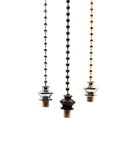Lamp Parts-PULL CHAIN ADAPTER, Use with 1/4-27 Finials, Avail in 3 fins. (1 Pc.) - Bild 1 von 13