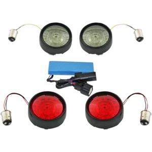 Custom Dyn Black ProBeam Bullet Bezel Turn Signal Conversion Kit - PS-SS-BB-B - Picture 1 of 1