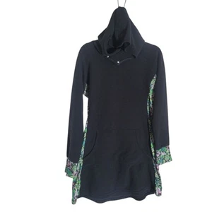 Kind Apparel Youer Sol Kleid Mikrofaser Fleece Damen Größe Medium schwarz Kaktus - Bild 1 von 12