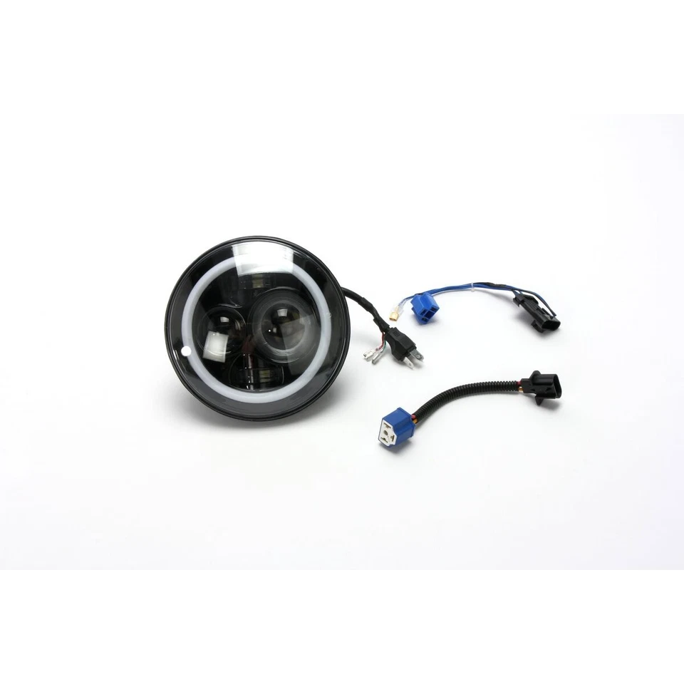 V-Factor 7 pulgadas Faro LED carcasa negra con halo - 11002 Foto 1 de 1