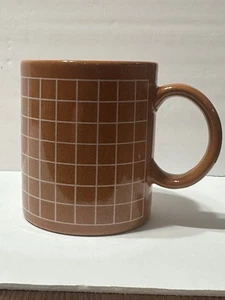 Taza Graph Grid Naranja Japón Años 80 - Imagen 1 de 7