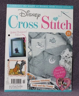 DISNEY HACHETTE cross stitch magazine ISSUE 19 please read description - Image 1 of 4