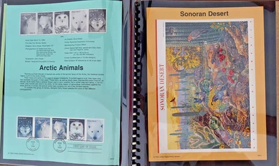 Stamps 1998-99, United States, 1st First Day Issue Souvenir Pages, Space, People - Image 1 of 4