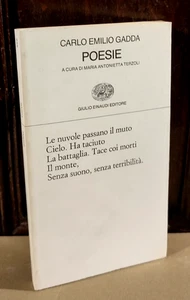 Carlo Emilio Gadda – Poesie - Poesia - Einaudi R2 - Imagen 1 de 1
