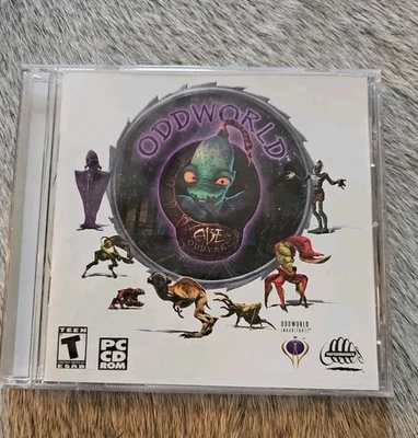 Oddworld Abe's Oddysee PC CD-Rom 1997 Computer Game w/ Insert TESTED - Image 1 of 4