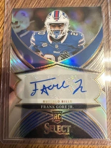 2024 Panini Select - Select Signatures Frank Gore Jr. #SSP-FGJ Silver Prizm (AU) - Picture 1 of 2