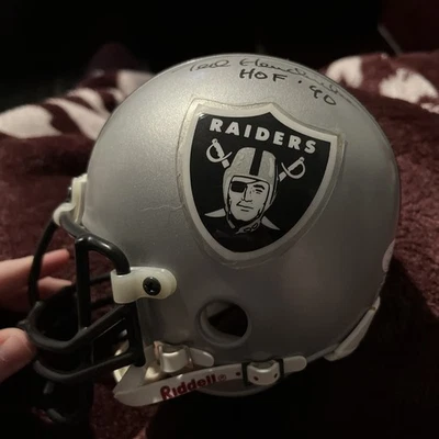 Ted Hendricks Signed Oakland Raiders Minihelmet JSA - Image 1 of 4