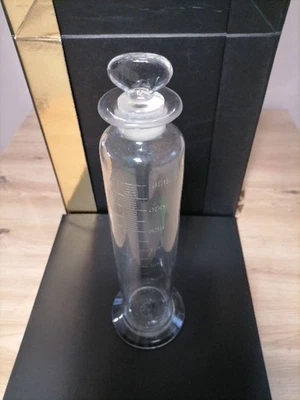 Éprouvette Ancienne  VERRE DOSEUR  Graduée 1litre PHARMACIE - Photo 1/4