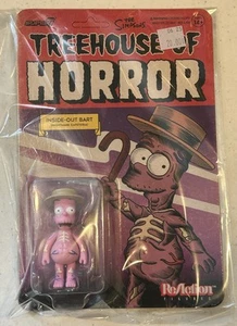 ! Figura de Reacción Super7 Sin usar, en caja, La Casa del Árbol del Terror de Los Simpson Bart de adentro hacia afuera - Imagen 1 de 16