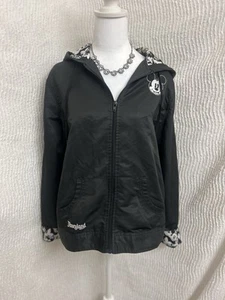 Disney Parks Authentic Mickey Mouse Windbreaker Jacke mit Kapuze Gr. L schwarz - Bild 1 von 18
