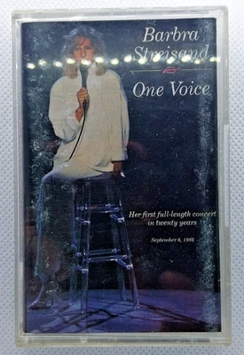BARBARA STREISAND - ONE VOICE (UK AUDIO CASSETTE, 1987) - Image 1 of 2