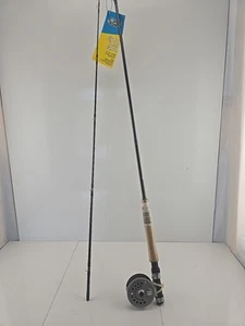 Vintage Kmart fishing  Sportfisher Fly fishing rod reel comb Kmart 7' 6" - Picture 1 of 14