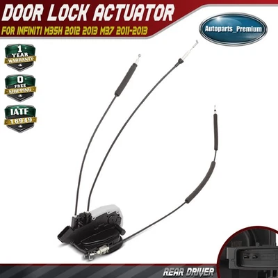 Actuador de cerradura de puerta del conductor trasero para INFINITI M35h 2012 2013 M37 2011-2013 M56 Q70 Foto 1 de 4
