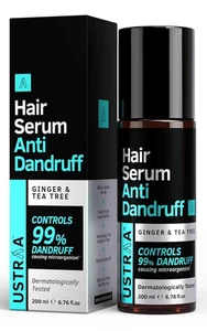@ Ustraa Hair Serum Anti-Dandruff Ginger Tea Tree Controls 200ml - Picture 1 of 6