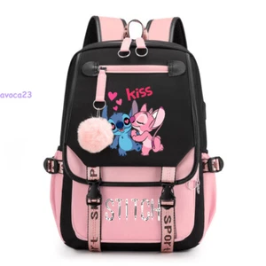 Lilo Stitch Mochila Estudiante Bolso de Mano Laptop Bolso de Viaje Niños Regalos Nuevo - Imagen 1 de 39