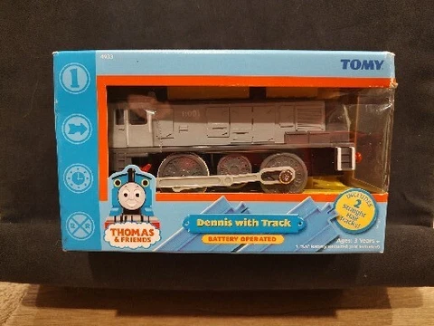 Thomas & Friends Dennis With Track, Battery Operated, New Cover