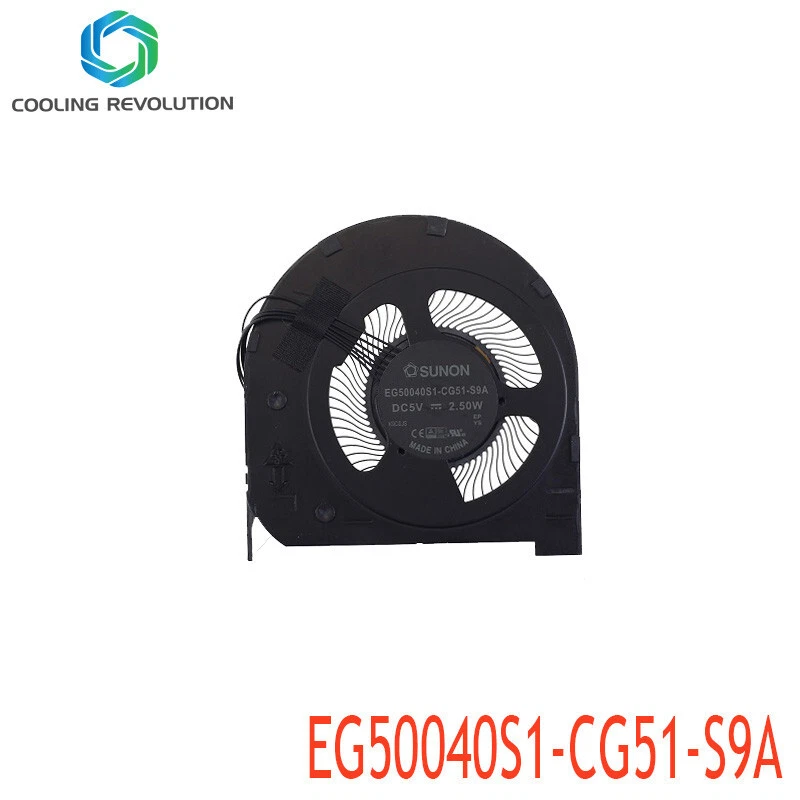 Laptop CPU Cooling Fan For Lenovo Thinkpad T490S 01AY994 01AY995 - Image 1 of 2