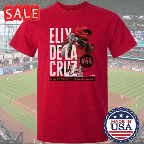 Elly De La Cruz #44  Cincinnati Reds Graphics T-Shirt S-3XL Gifts Unisex Fans Cover