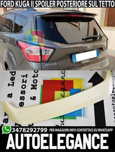 SPOILER POSTERIORE TETTO FORD KUGA II 2012-2017 ALETTONE - Imagen 1 de 12