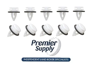 10 x DISCOVERY 3 FREELANDER 2 RANGE ROVER SPORT DOOR CARD TRIM CLIPS LR013135 - Foto 1 di 1