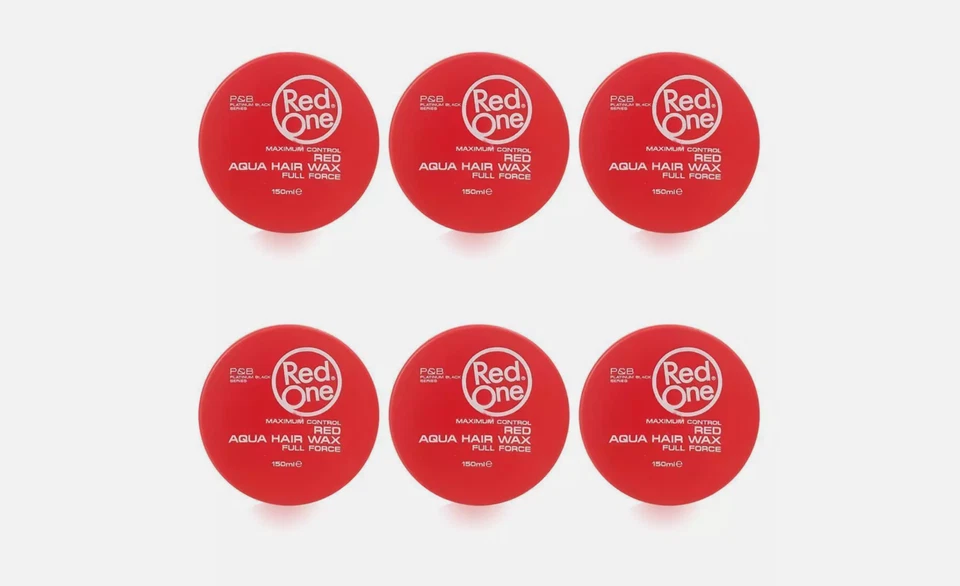 RedOne Aqua Hair Wax Full Force Red, (6er Pack) 150ml - Bild 1 von 1