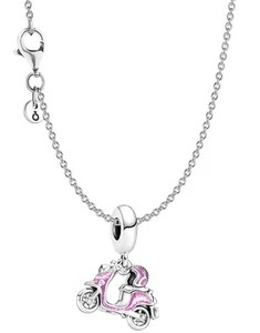 PANDORA Schmuck Damen-Halskette Rosafarbener Motorroller Geschenkset 28503 - Bild 1 von 3