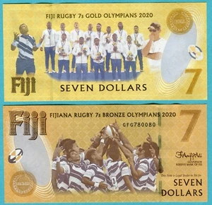 Fiji 7 Dollars 2020(2022) UNC**New - Commemorative - Picture 1 of 1
