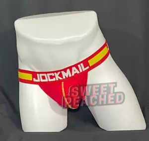 Men's Jockstrap Underwear Large Red JOCKMAIL Men's Jock NWOT (In Package) 1519 - Picture 1 of 6
