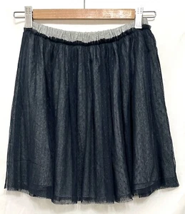 240230 Girls 12 TEA COLLECTION 7F12220 Blue Tulle Twirl Knit Skirt NWT - Picture 1 of 4