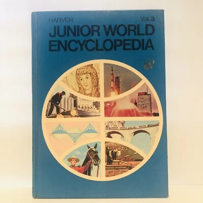 Harver Junior World Encyclopedia 1971 vintage books - Volume 3 - image 1 of 4