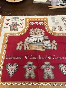 Grandma's Gingerbread Apron Panel from Dianna Marcum for Marcus Brothers Fabrics - Picture 1 of 18