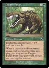 Dragon Fangs x4 NM-VLP  Magic the Gathering MTG Scourge, # 117