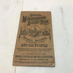VTG 1898 Pierce's Memorandum and Account Book - Picture 1 of 5