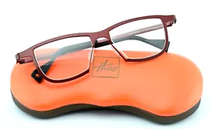 Gafas THEO BELGIUM James 5 096 Diseñador Lujo Rojo Brillo Marco Metal M-L + Estuche - Imagen 1 de 12