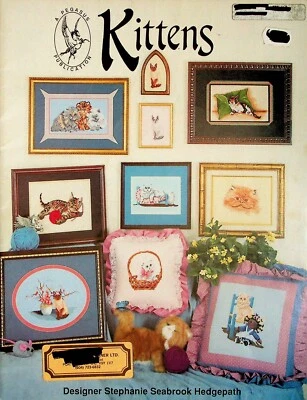 Kittens Cats Samplers Cross Stitch Pattern By Pegasus - Image 1 of 4