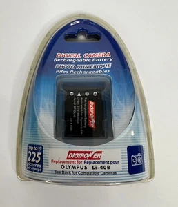 Digipower Digital Camera Rechargeable Battery Replacement For Olympus Li-40B - Picture 1 of 11