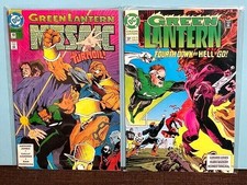 GREEN LANTERN #37 4TH DOWN AND HELL TO GO & MOSAIC #10 IN TURMOIL