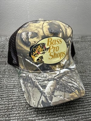 NEW! Men's Camo Cap by BASS PRO SHOPS MESHBACK REAL TREE MAX-5 Cap/Hat