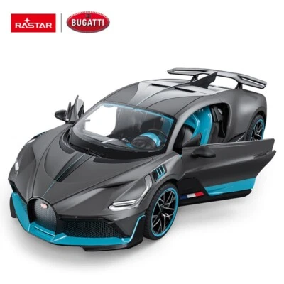 Rastar 63900 1:24 Scale Die Cast Metal Licensed Bugatti Divo Kids Toy Car - Grey - Image 1 of 4
