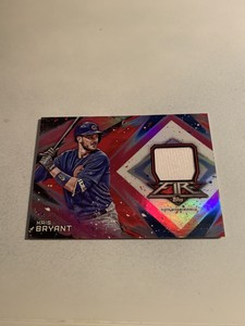 2017 Topps Fire Kris Bryant Jersey 11/25 Cubs!