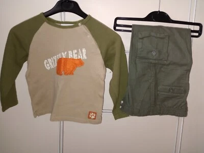 WonderKids Boy's Green jumper and Jeans 5 Years - Image 1 of 4