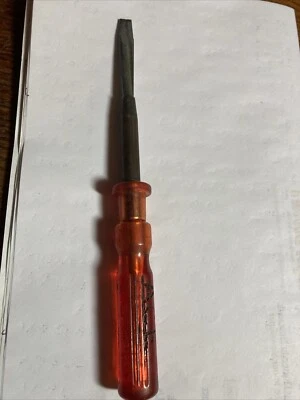 Quick Wedge Screw Holding 6.5’’ Screwdriver #1734 Cherry Handle - Image 1 of 4