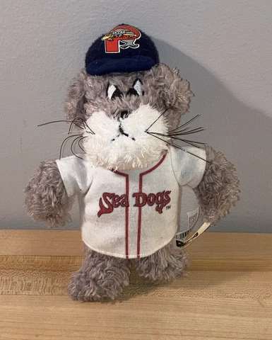 MILB PORTLAND SEADOGS 9” SLUGGER THE SEADOG MASCOT PLUSH Cover