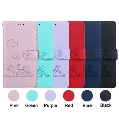 Leather Cat Wallet Phone Case For Xiaomi Redmi Note 13 10 9 9T 13R 13C A3 A1 A2 - Image 1 of 4