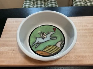 Ursula Dodge Flight of the Blue Dog Bowl for Signature - Picture 1 of 6